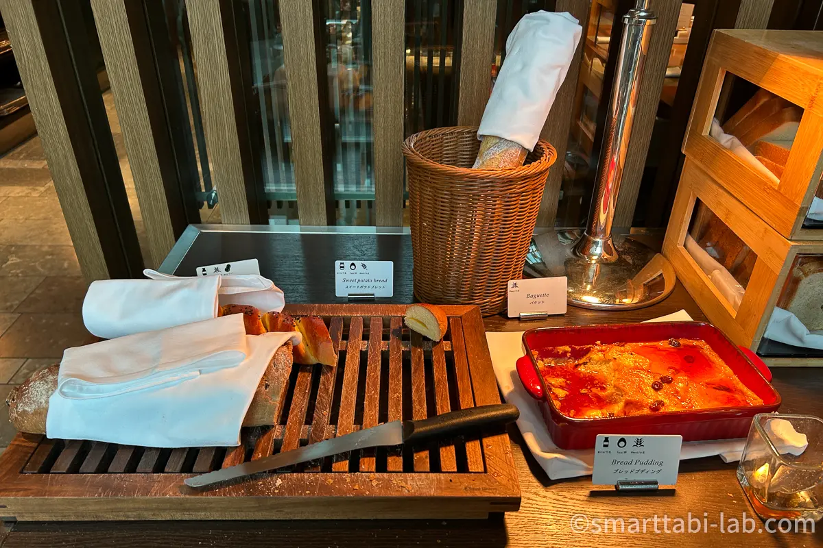 コンラッド東京の朝食ビュッフェのスイーツ