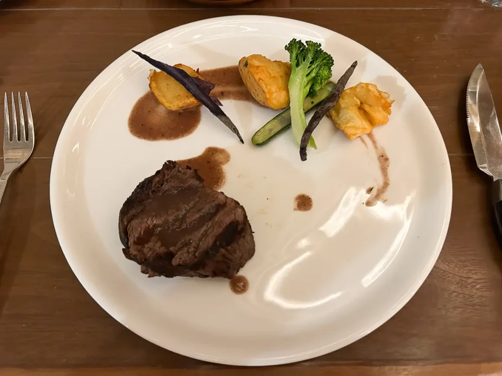 LaLuceのステーキ