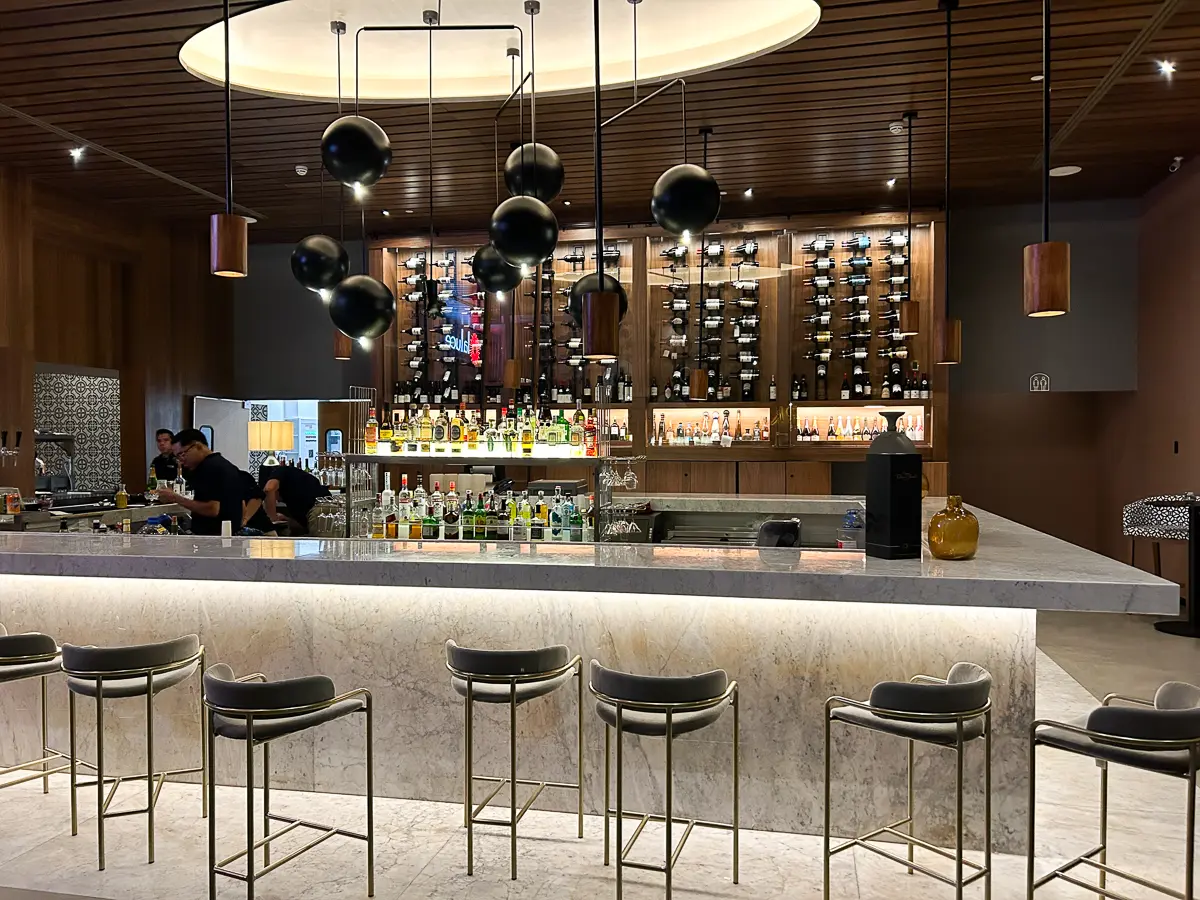 LaLuceのバーカウンター