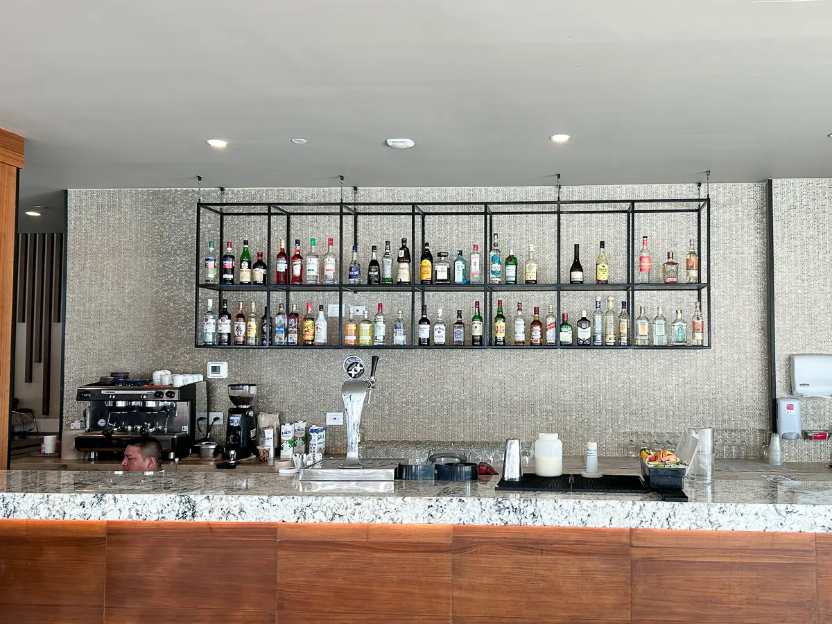 Velaのバーカウンター