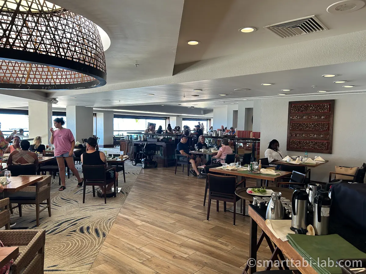 バリ・オーシャンフロントの店内