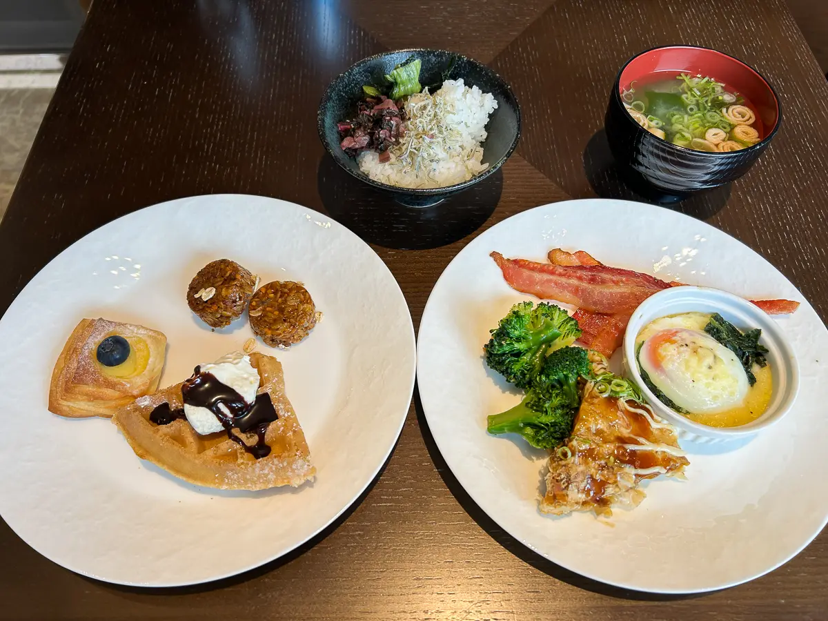 エグゼクティブラウンジの朝食