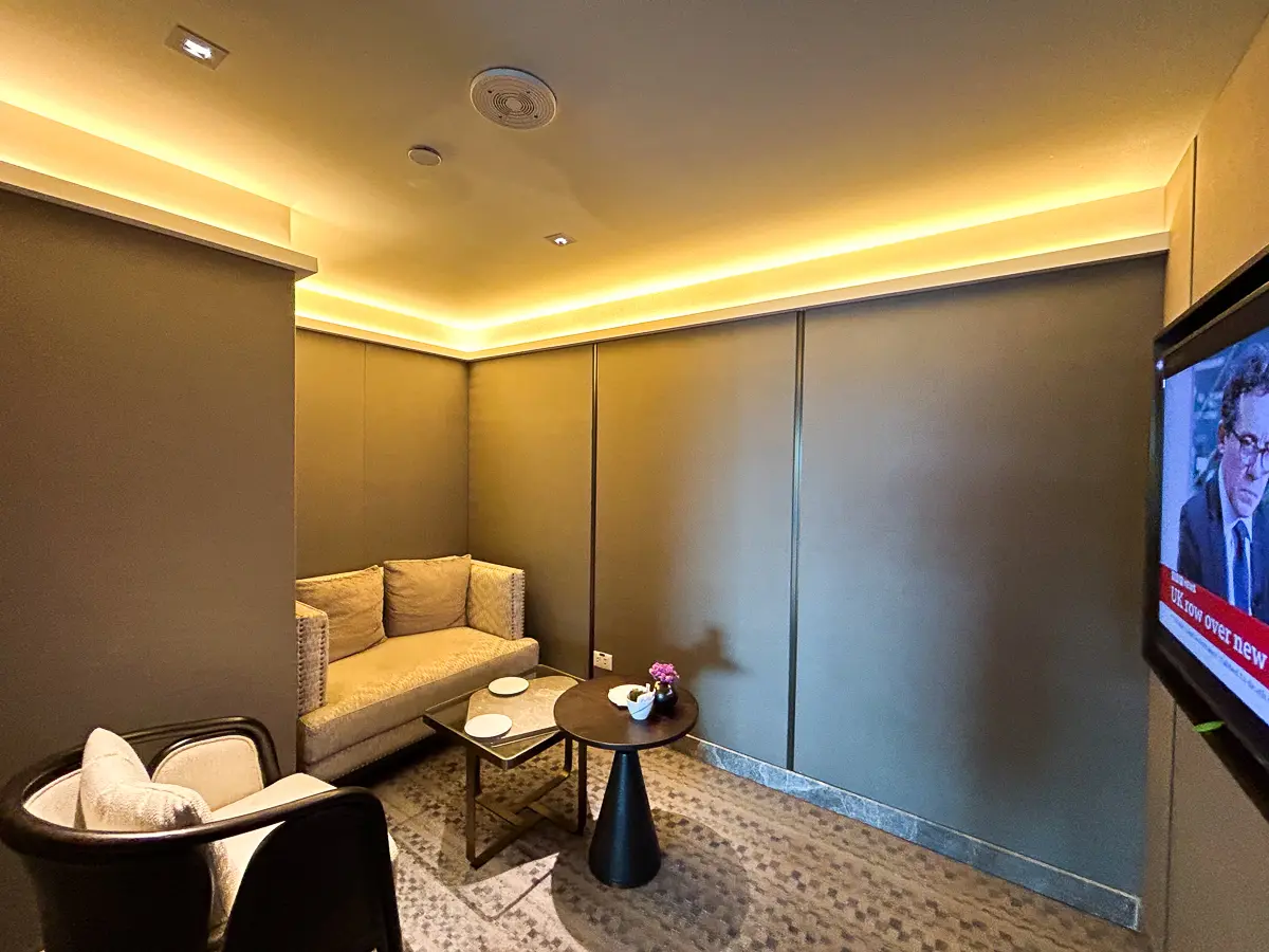 エグゼクティブラウンジの個室