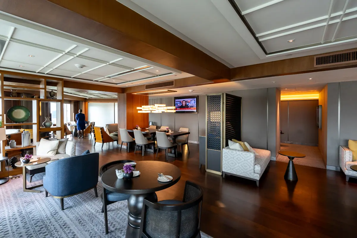 エグゼクティブラウンジのインテリア