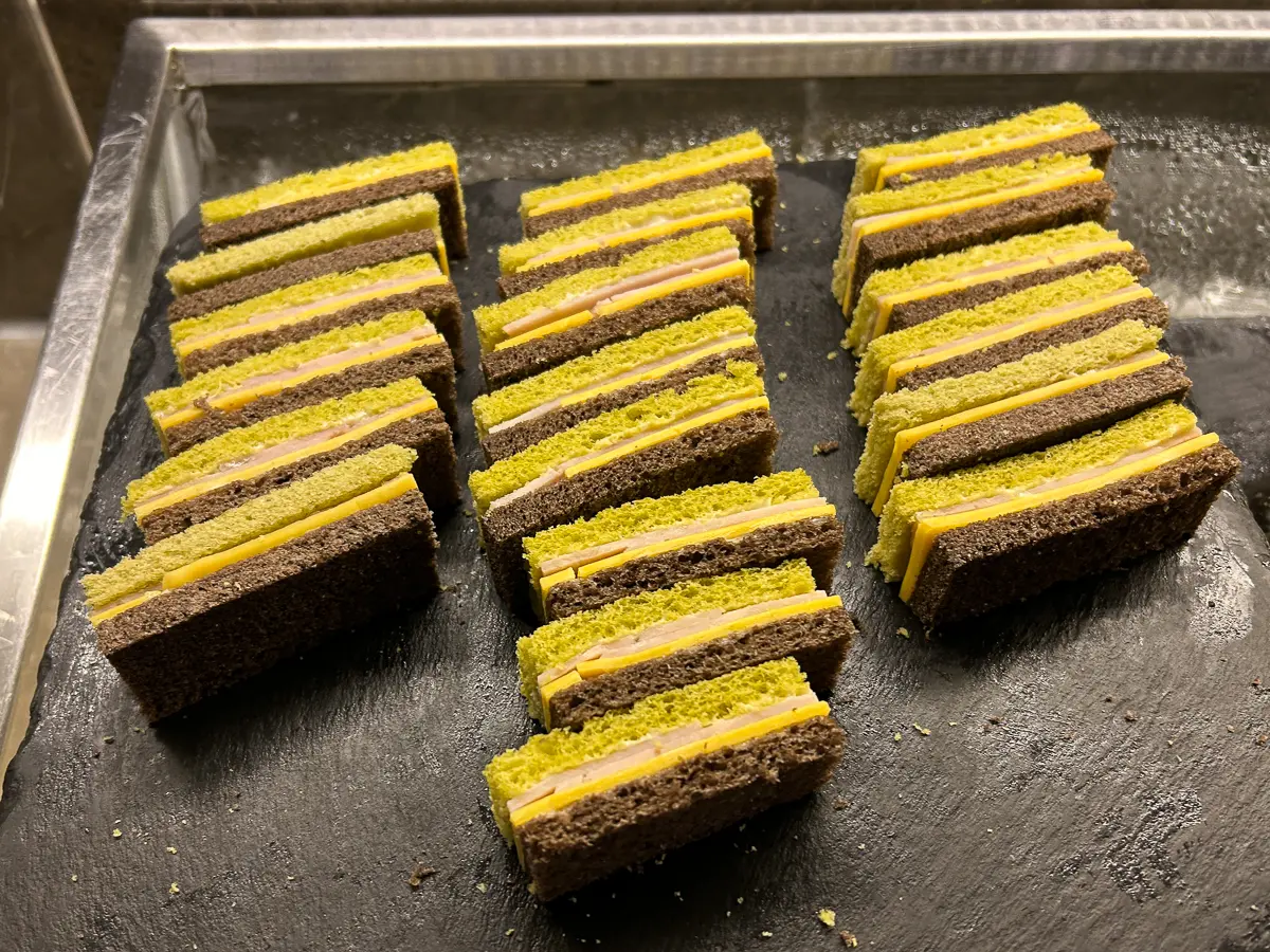 エグゼクティブラウンジのアフタヌーンリフレッシュメント