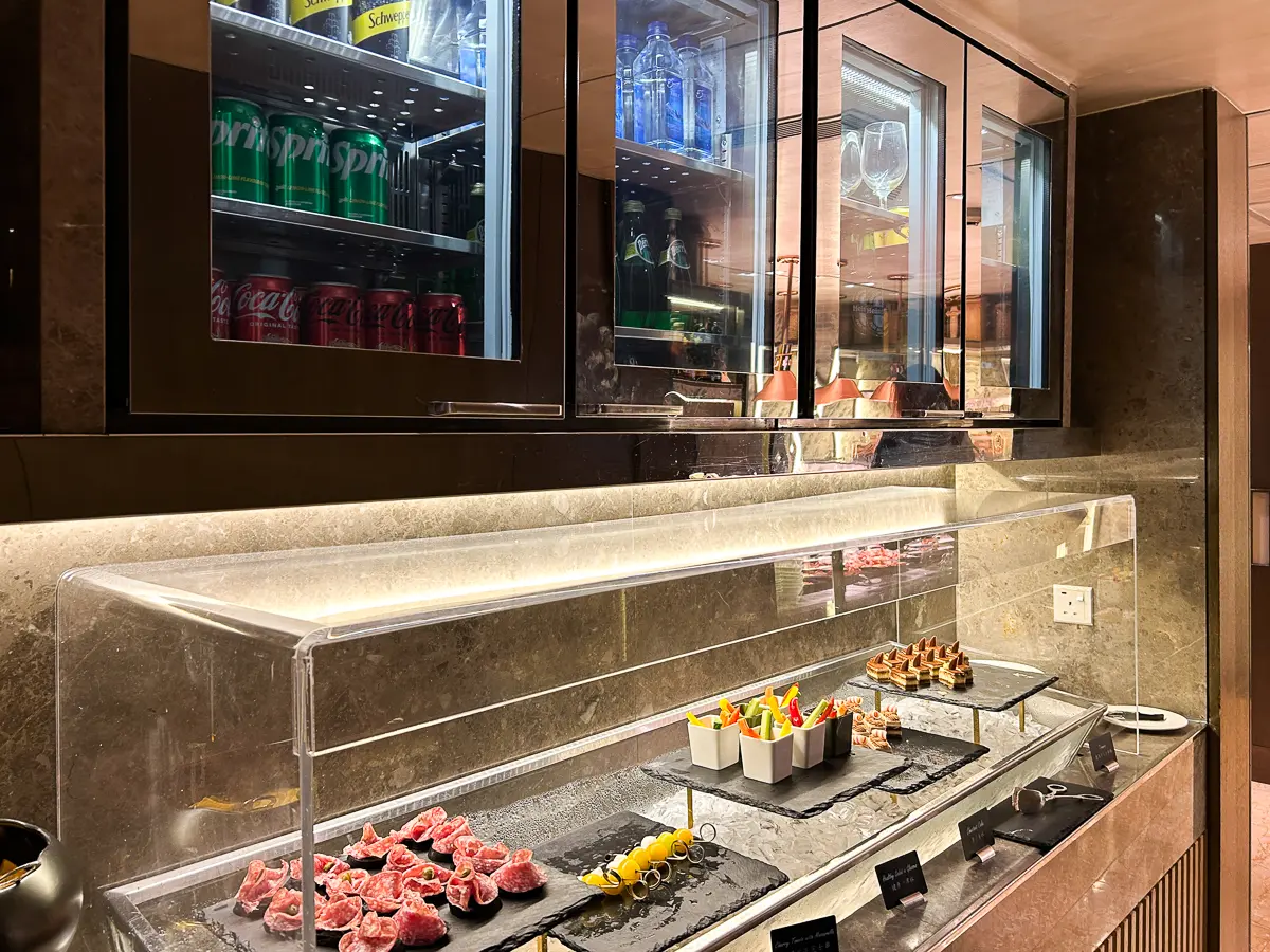 エグゼクティブラウンジの朝食ビュッフェ