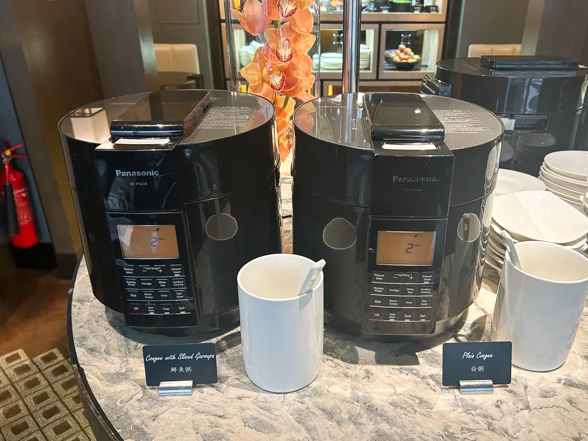 エグゼクティブラウンジの朝食ビュッフェ