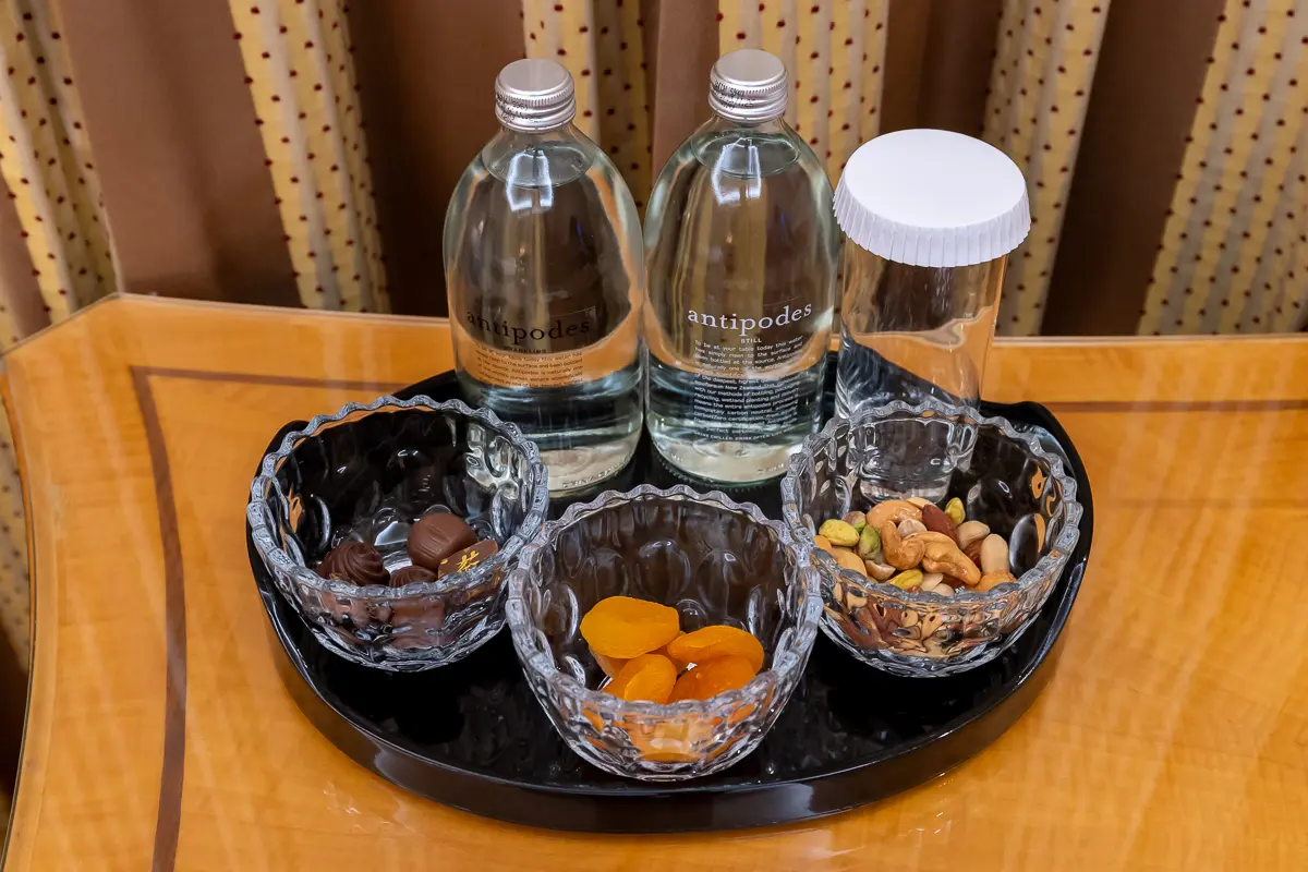 ウェルカムギフトのチョコレート・ドライフルーツ・ナッツ