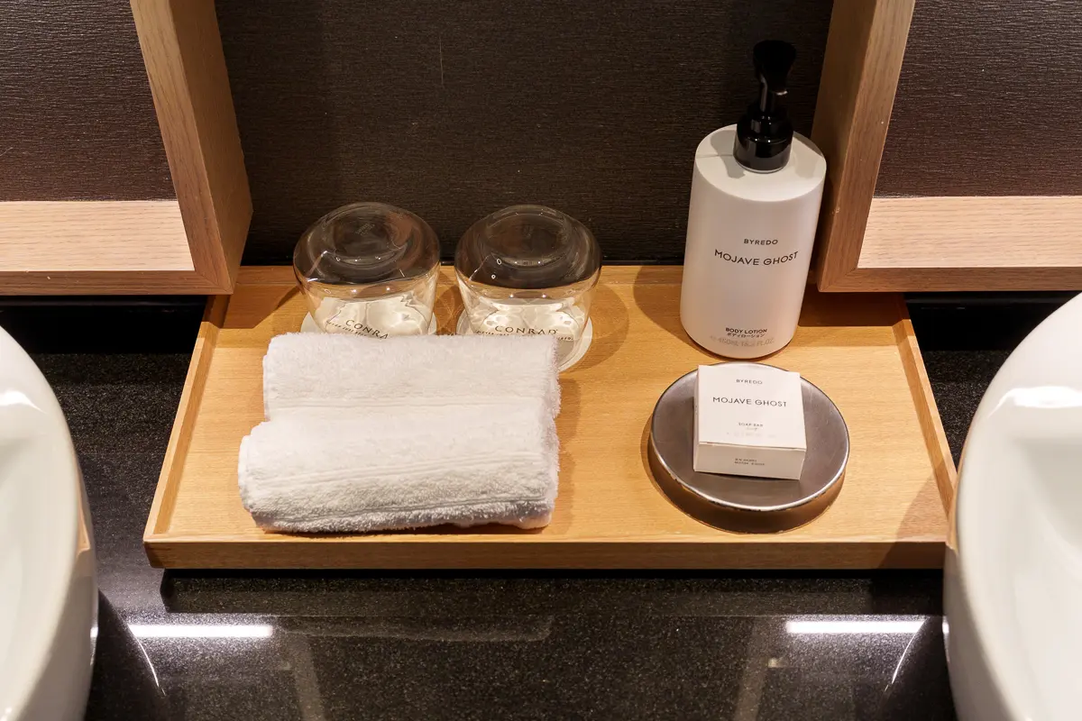 洗面台のアメニティー