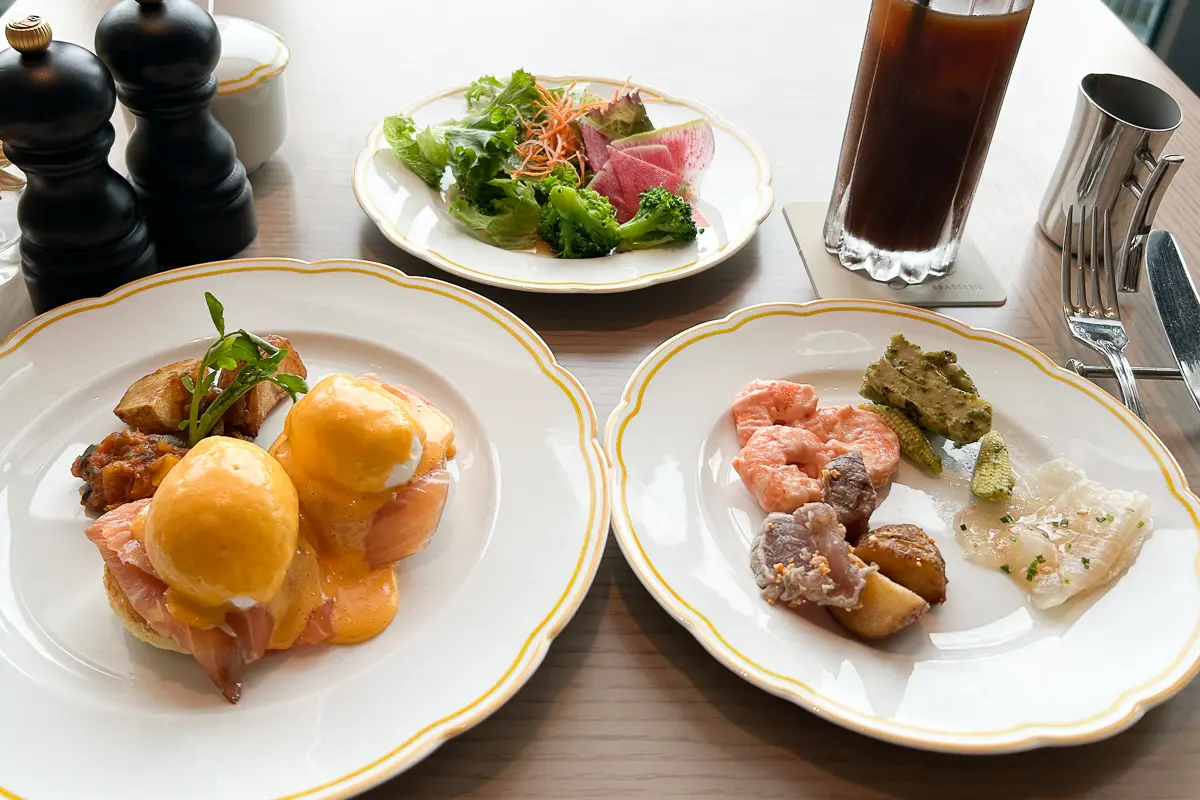 ジョリーブラッスリーの朝食ビュッフェのサンプル